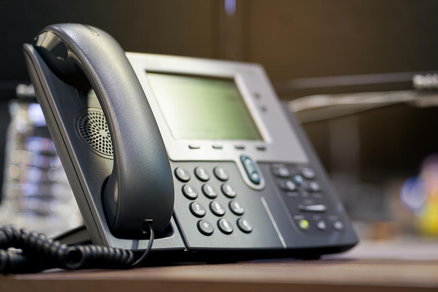 an Avaya IP phone