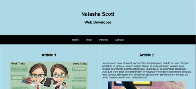media queries project