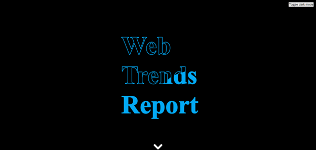 Web Trends Report