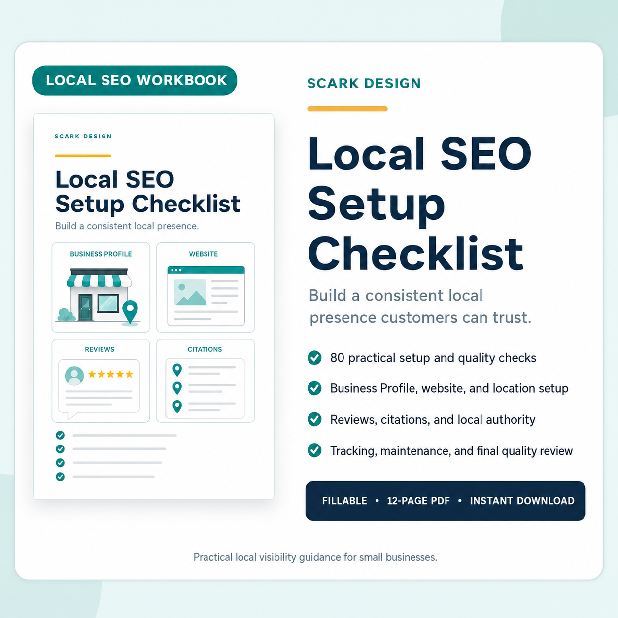 Local SEO Setup Checklist product cover